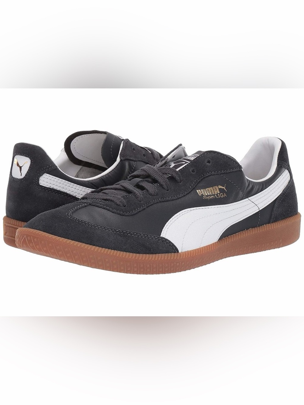 💙 PUMA Super Liga Og Retro Lace Up Sneakers Dark Blue Suede -(Size 11)💙